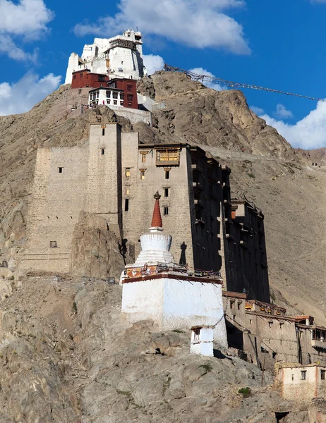 Leh Palace - Namgyal Tsemo Gompa - Leh - Ladakh - Jammu e Caxemira - Índia — Fotografia de Stock