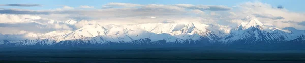Panoramic view of Pamir mountain - Zaalay valley - Kyrgyzstan - central asia — Stock Photo, Image