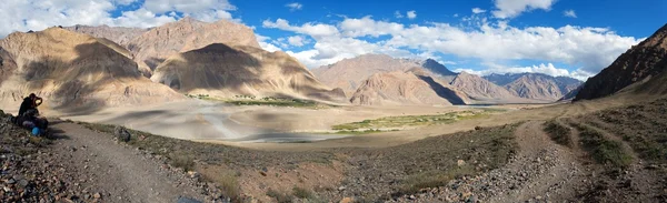 View from Zanskar valley - Zangla village - Ladakh - Jammu and Kashmir - India — Stock Photo, Image