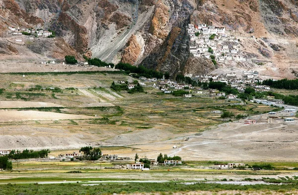 Karsha gompa - buddhista kolostor-zanskar völgy - ladakh - jamu és Kasmír - india — Stock Fotó