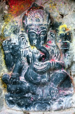 festival sırasında Lord ganesha Kathmandu