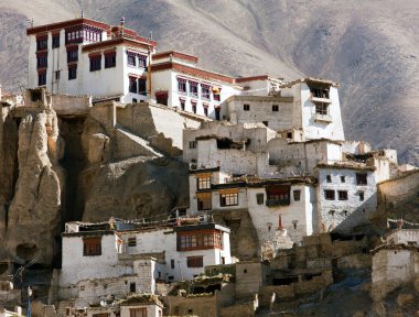 lamayuru gompa - Budist manastır indus Vadisi - ladakh - jamu ve Keşmir - Hindistan