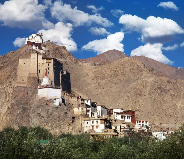 Leh Palace - Namgyal Tsemo Gompa - Leh - Ladakh - Jammu e Caxemira - Índia — Fotografia de Stock