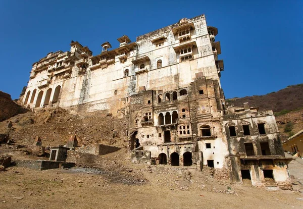 Forte Taragarh Cidade Bundi Fortaleza Medieval Típica Rajasthan Índia — Fotografia de Stock