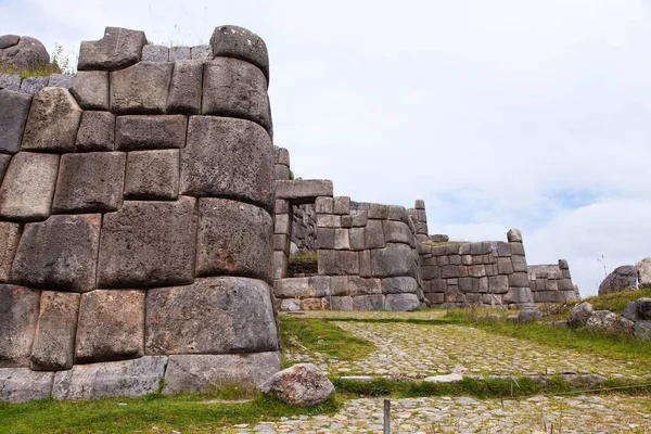 Zicht Sacsayhuaman Inca Ruïnes Cusco Cuzco Stad Peru — Stockfoto