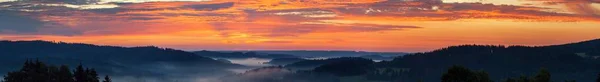 Πρωινό Βράδυ Πανοραμική Θέα Ηλιοβασίλεμα Του Όμορφου Ουρανού Από Bohemian — Φωτογραφία Αρχείου