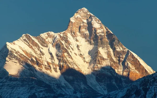 Panoramic View Mount Nanda Devi One Best Mounts Indian Himalaya — Stock Photo, Image