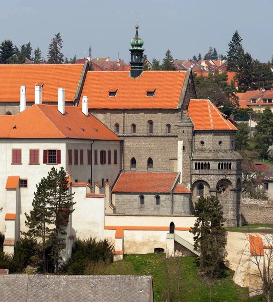 Gotik Rönesans Basilica Saint Procopius Trebic Manastırda Unesco Tarafından Çek — Stok fotoğraf