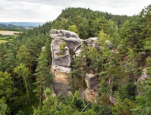 Cesky Raj Klokocske Skaly Czech Bohemian Paradise Czech Republic — Stock Photo, Image