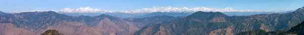 Гімалаї Панорамний Вид Гір Індійських Гімалаїв Великий Гімалайський Хребет Уттаракханд — стокове фото