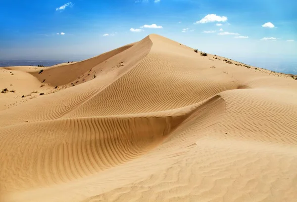 Cerro Blanco Sanddyn Med Vacker Himmel Högsta Sanddynerna Världen Ligger — Stockfoto