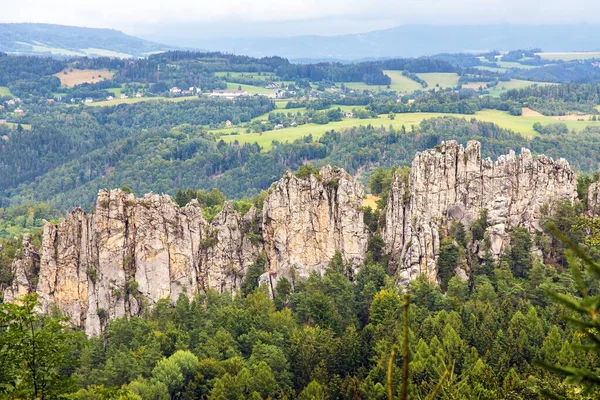 Suche Skaly Dry Rocks Sandstone Rock City Cesky Raj Czech — Stock Photo, Image