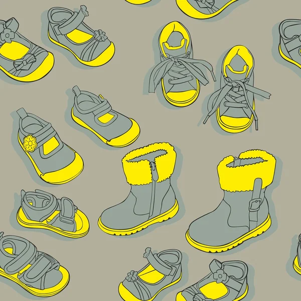 Безшовні взуття — стоковий вектор