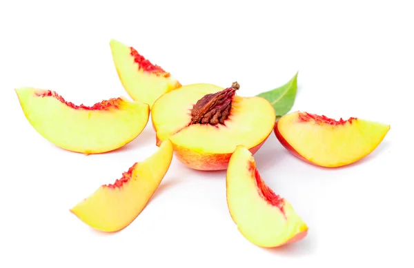 Zestaw owoców nektarynka — Zdjęcie stockowe