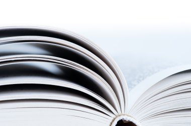 kitap sayfaları ile sığ derinlik-in tarla