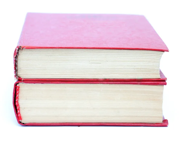 Stack of red books — Stock Photo, Image