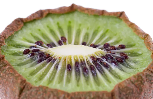 Getrocknete Kiwi-Früchte auf weiß — Stockfoto