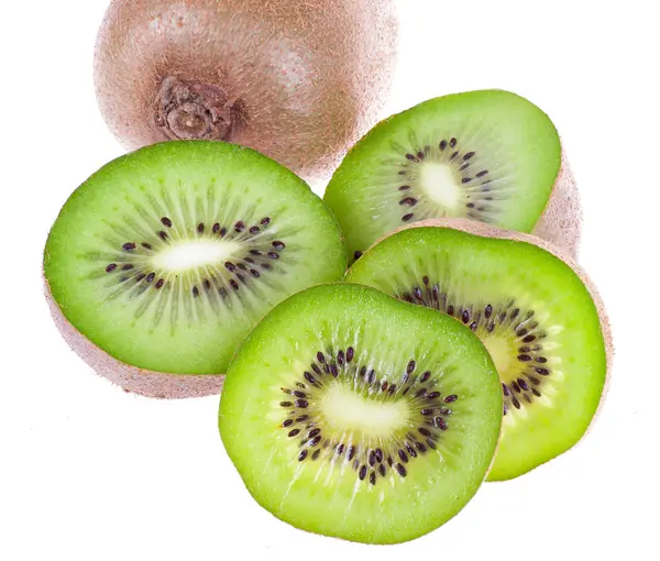 Taze yeşil kiwi meyveler — Stok fotoğraf