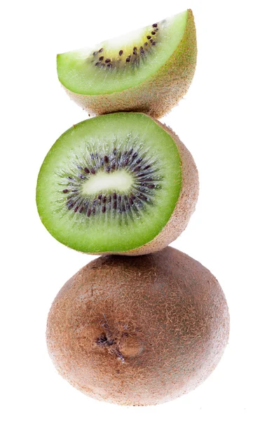 Bir sütundaki Kiwi meyveler — Stok fotoğraf