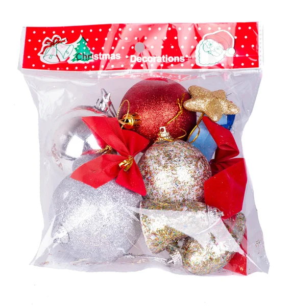 Christmas decoration package — Stock Photo, Image