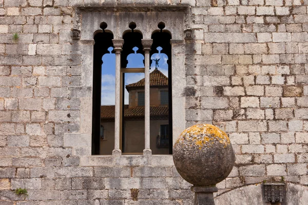 Kathedraal van girona, Spanje, Zuid-Europa, oude stenen, sfeer van geschiedenis — Stockfoto