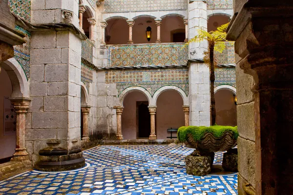 Portugalsko, paláce pena, sintra, královské rezidence knížete Ferdinanda — Stock fotografie