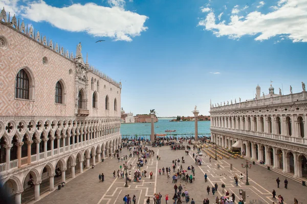 Severní Itálie, Benátky, náměstí sv. Marka — Stock fotografie