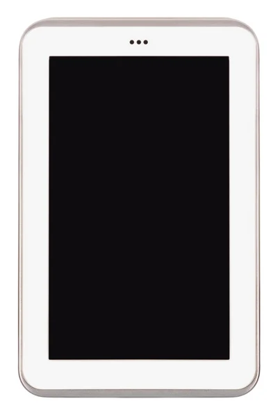 Tableta blanca teléfono inteligente aislado —  Fotos de Stock
