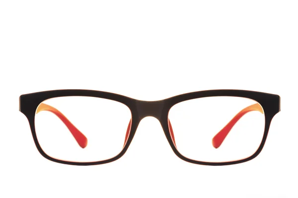 Modern red and black fashion eye glasses — Stock Photo, Image