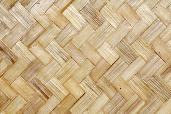 Желтый тайский бамбук плетеный фон — стоковое фото