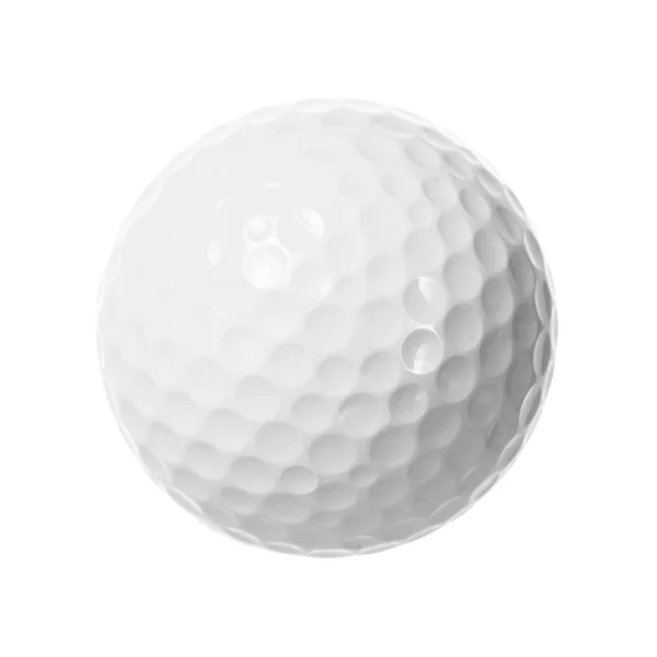White golf ball isolated — Stock Photo, Image