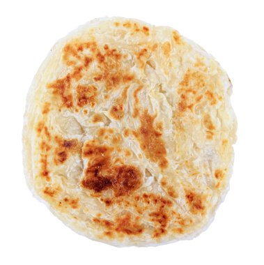Beyaz arka plan üzerinde izole Indian roti