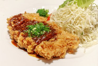 Japon derin kızarmış domuz tonkatsu