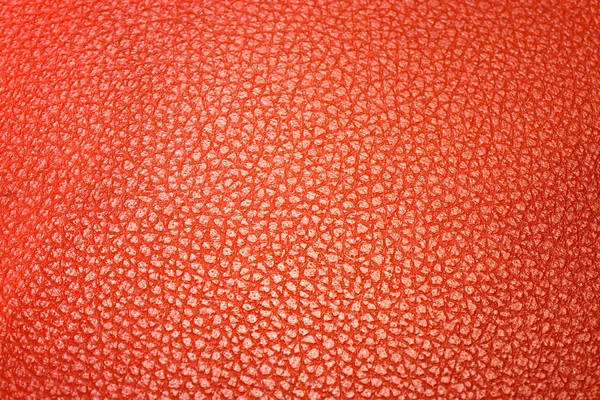 Fundo de couro vermelho laranja — Fotografia de Stock