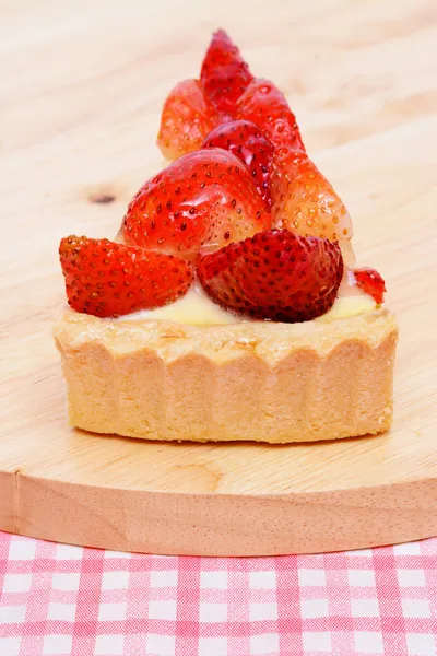 Strawberry tart pie — Stock Photo, Image