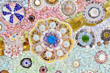 renkli Seramik döşeme arka planı