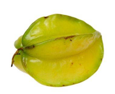 Beyaz arkaplanda yıldız elması