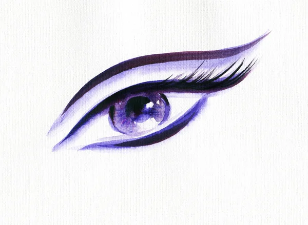 Женский глаз  . — стоковое фото