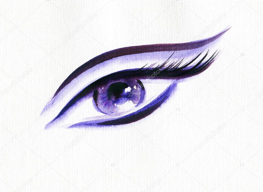 Woman eye .