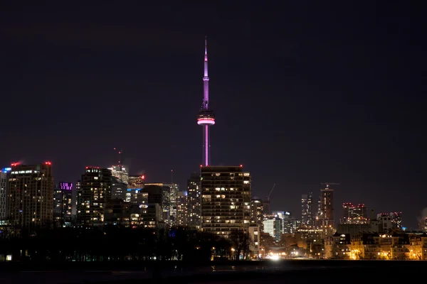 Toronto om natten - Stock-foto