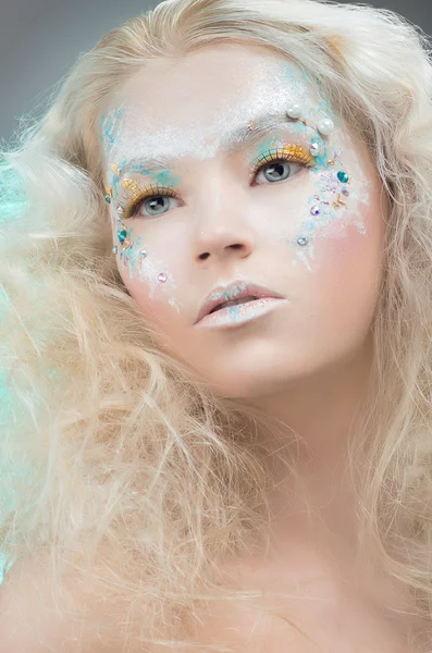 Mujer con maquillaje — Foto de Stock