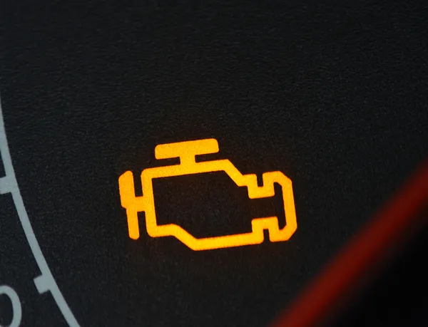 Malfunction or check engine car symbol — Stock Photo, Image