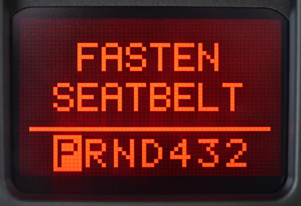 Car dashboard information — Stock Photo, Image