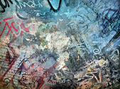 Grunge színes háttér, graffiti fal