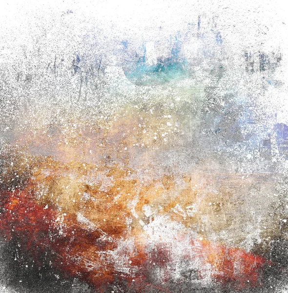 Grunge abstracto colorido ilustración, vieja textura sucia — Foto de Stock