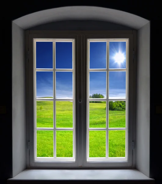 Vue fenêtre — Photo