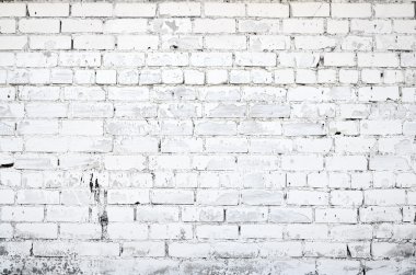 Beyaz tuğla duvar