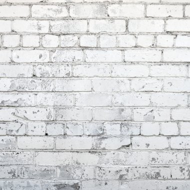 Beyaz tuğla duvar