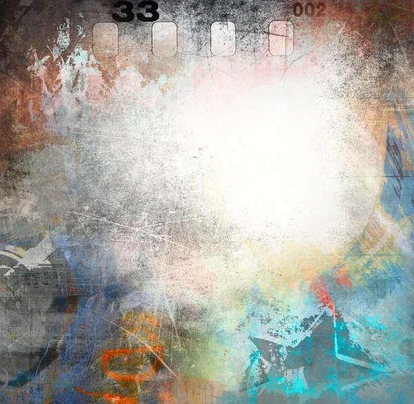Grunge fondo abstracto, ilustración colorida — Foto de Stock