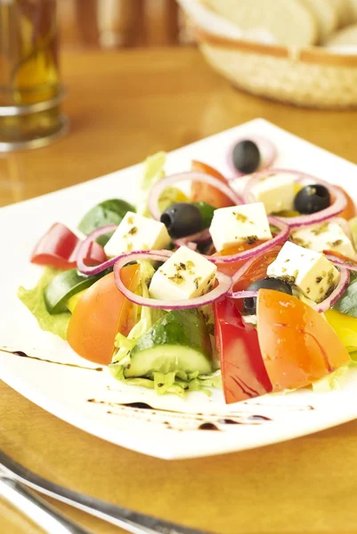 Greek salad — Stock Photo, Image